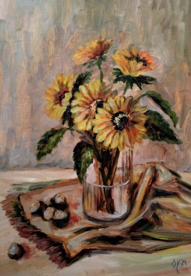 Gerberas and chestnuts