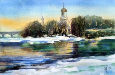 Monastery Island on the Dnipro